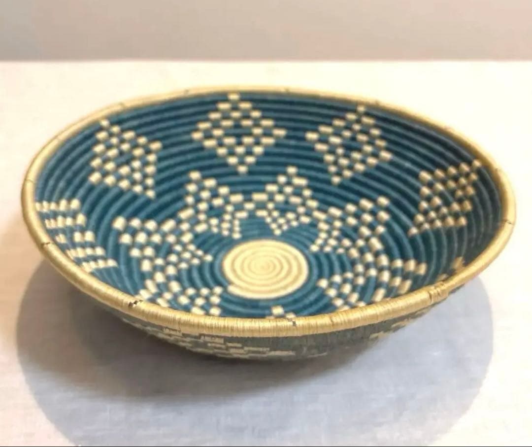 カゴアミドリ Ruise B ルワンダ バスケット　空と太陽　2点おまとめ