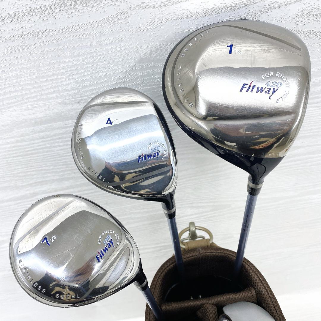 Fitway フィットウェイ レディース ゴルフ クラブ 初心者 セット