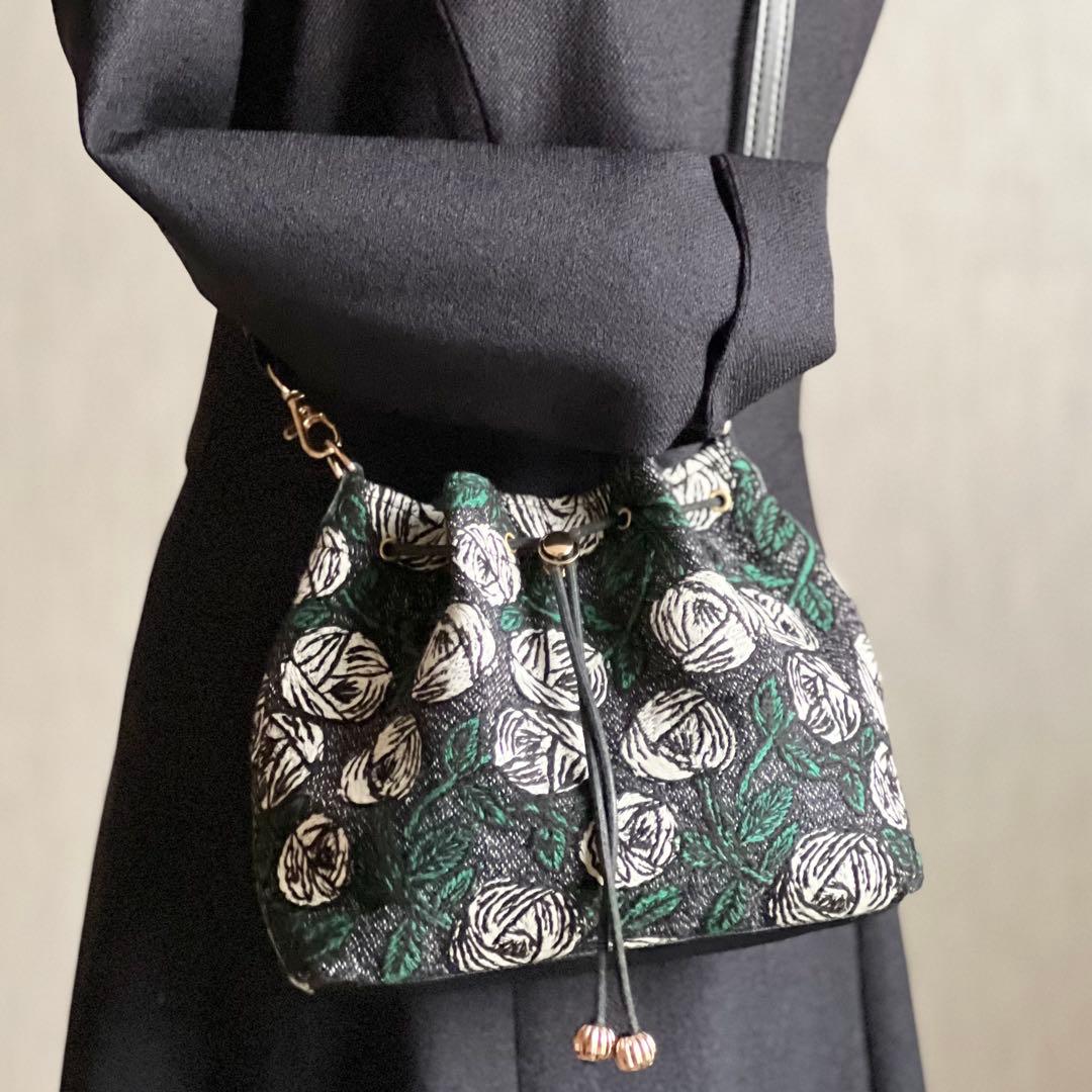 巾着&ショルダーバッグ　ミナペルホネン新作rosy MB512-144