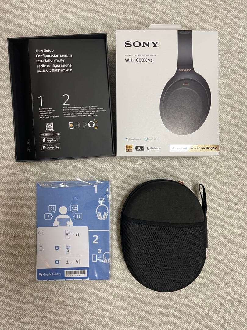 SONY ワイヤレスヘッドホン WH-1000X M3【美品】