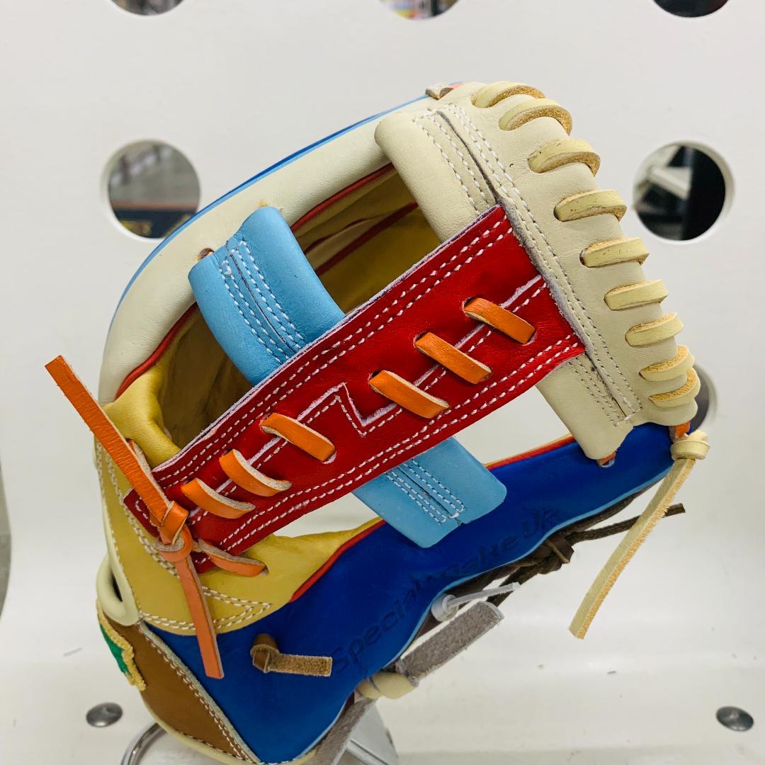 エスエスケイ　限定カラー　軟式用　内野手用　761型　SMRC125　型付け済み