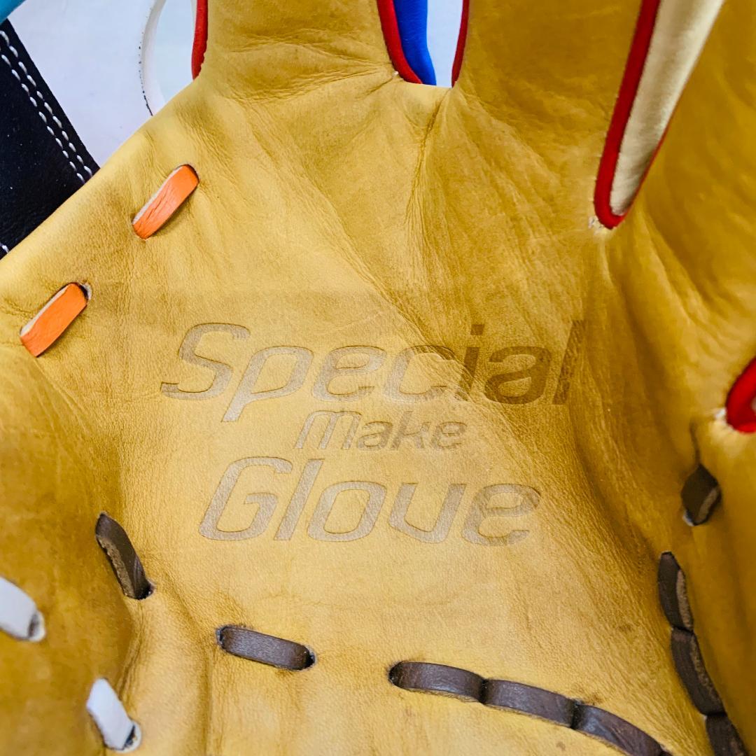 エスエスケイ　限定カラー　軟式用　内野手用　761型　SMRC125　型付け済み