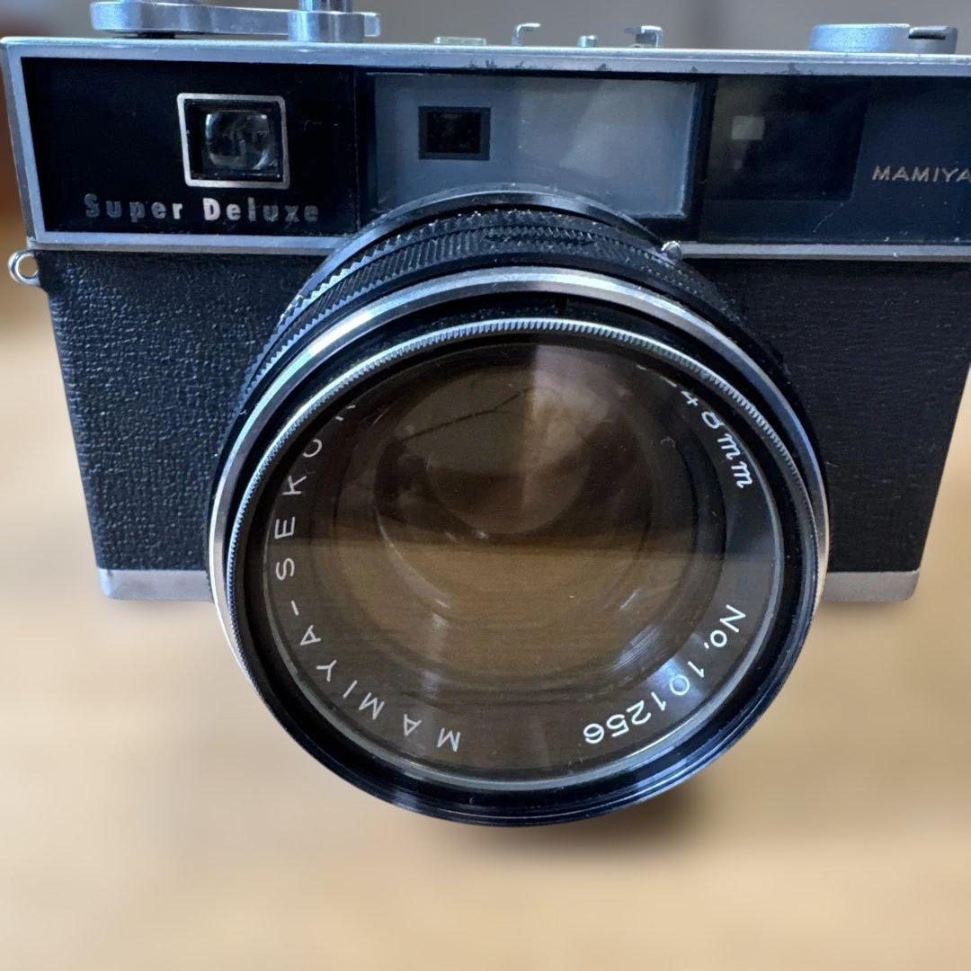Mamiya Super Deluxe フィルムカメラジャンク品！