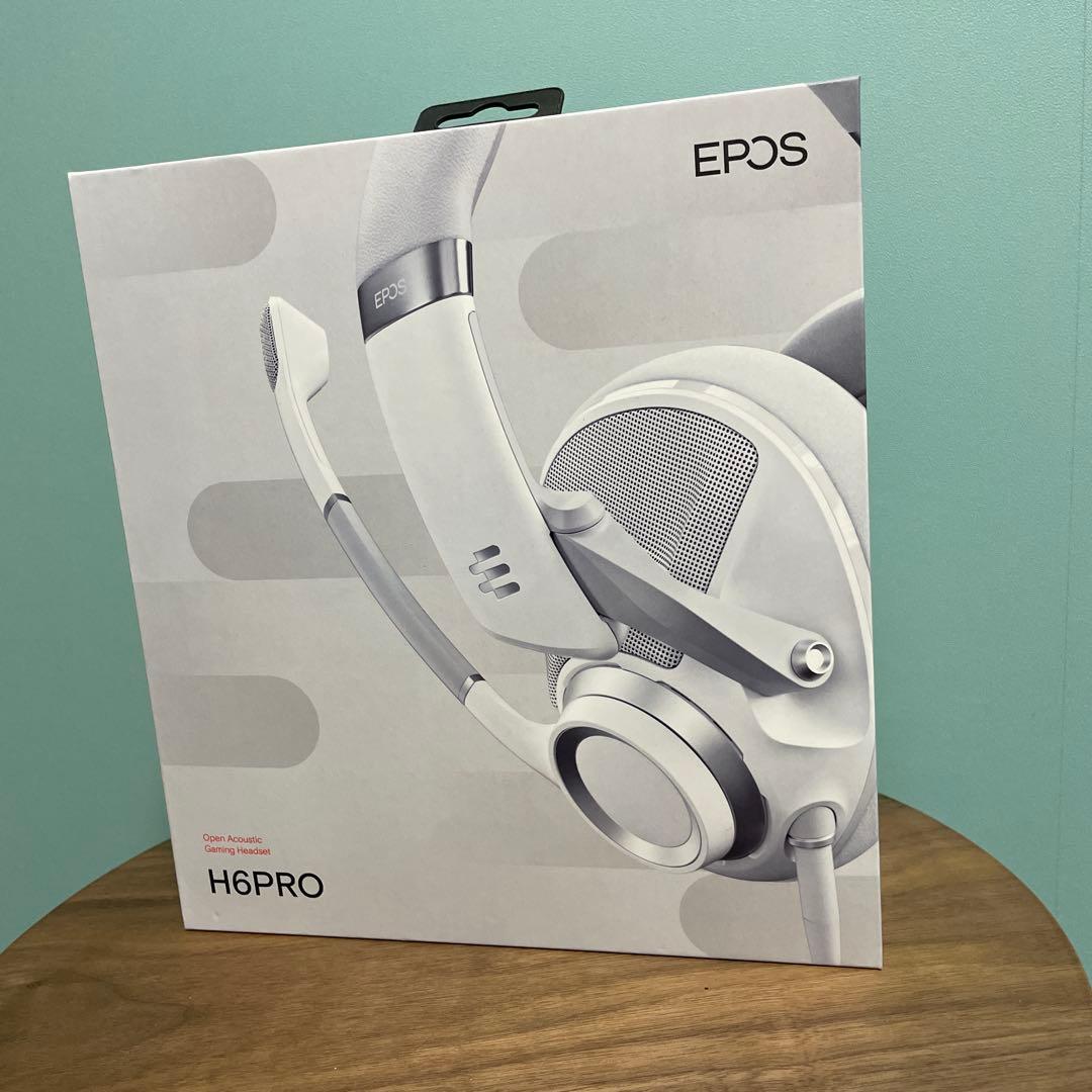 EPOS H6PRO ゲーミングヘッドセット ホワイト　開放型
