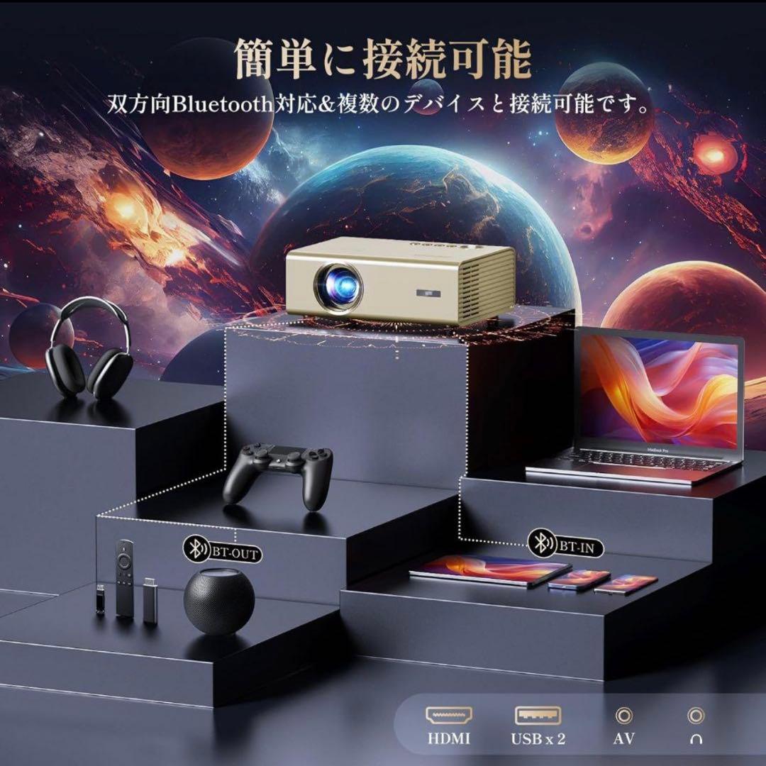 値下isinbox GC357 4KプロジェクターNetflixオートフォーカス