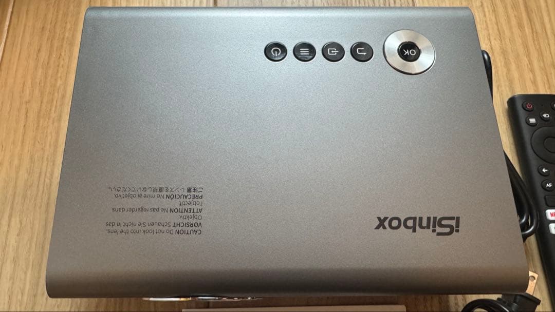 値下isinbox GC357 4KプロジェクターNetflixオートフォーカス