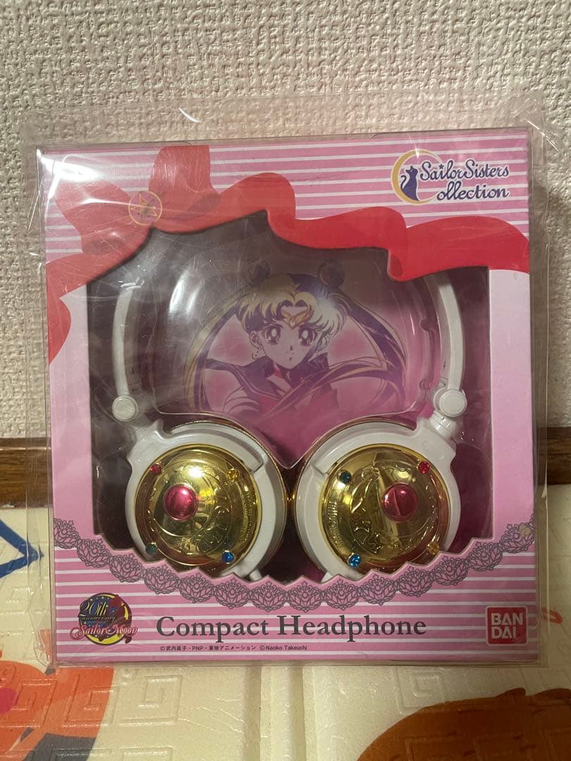 美少女戦士セーラームーン コンパクトステレオヘッドフォン　変身ブローチ