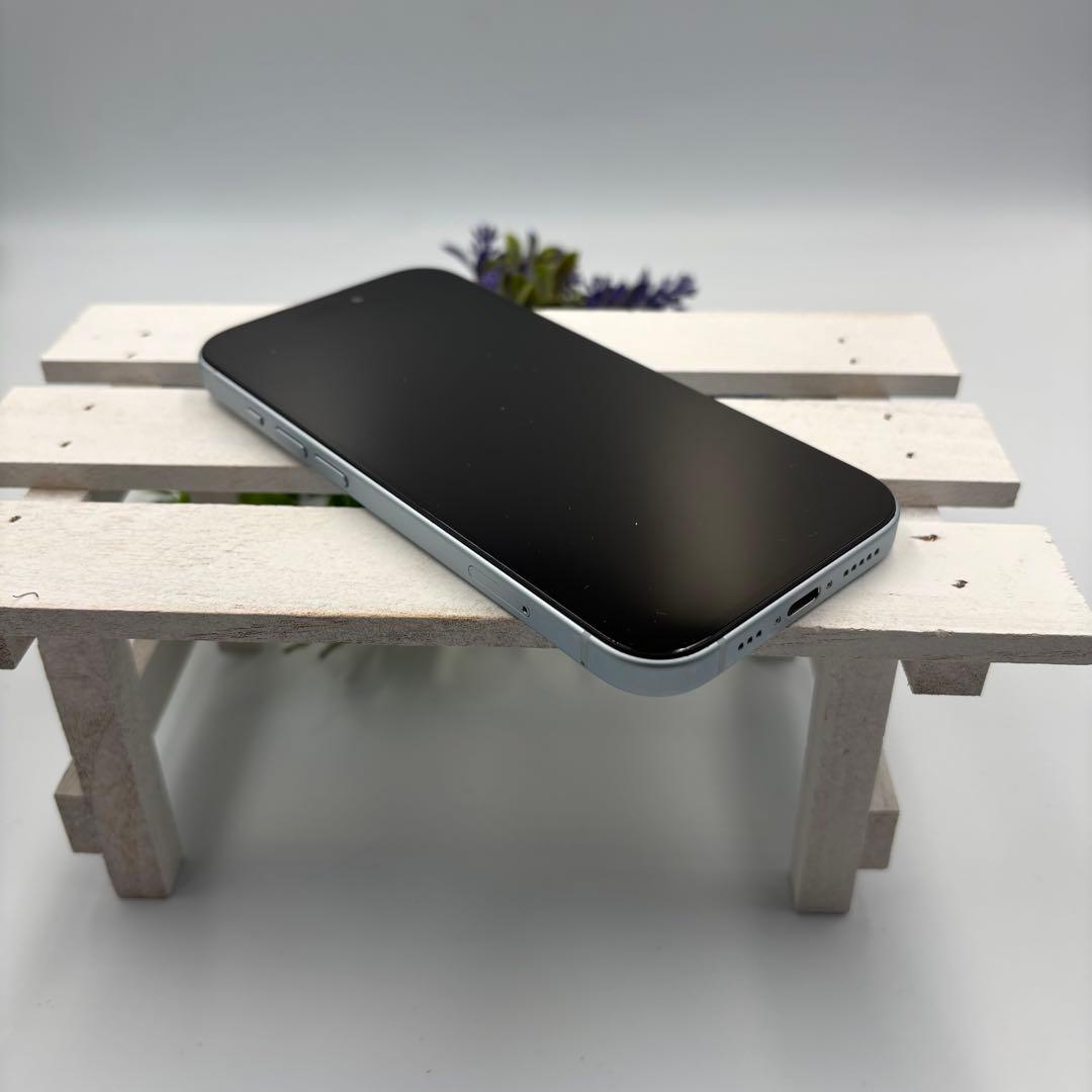 【美品】iPhone15 128GB ブルー 254