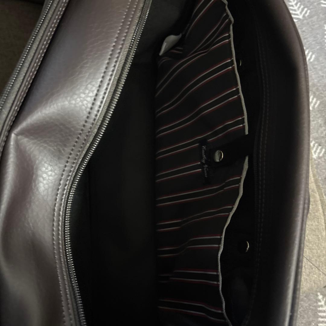 EASTBOY スクールバッグ ブラウン　 薄いピンク女神刺繍ロゴ　限定カラー