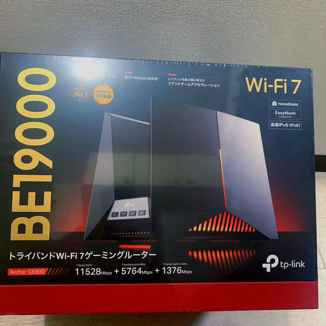 TP-Link ゲーミング WiFi ルーター ge800 BE19000