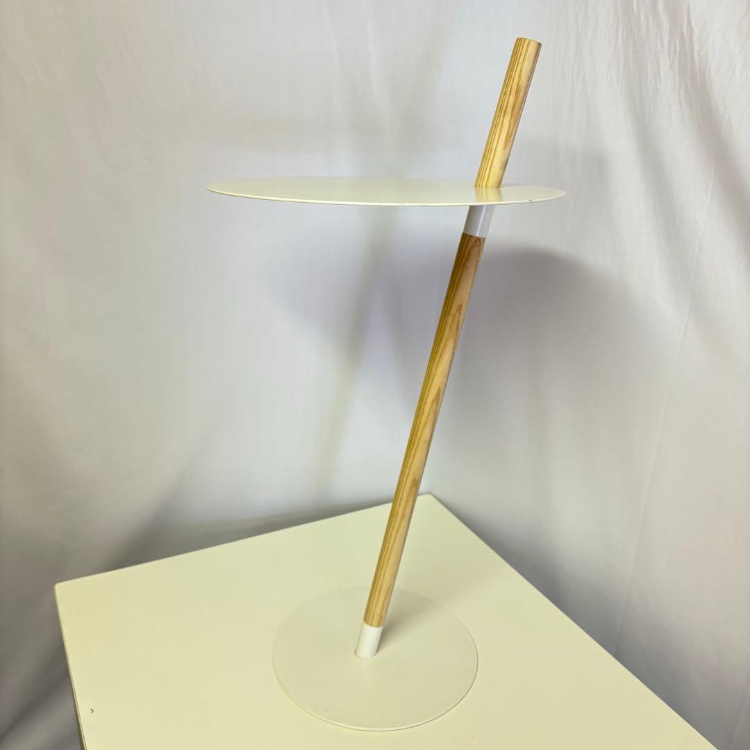 TUBE&ROD ホワイト サイドテーブル ナイトテーブル