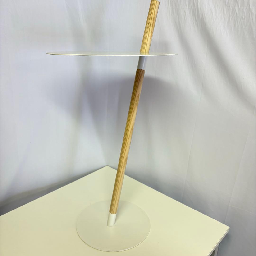 TUBE&ROD ホワイト サイドテーブル ナイトテーブル