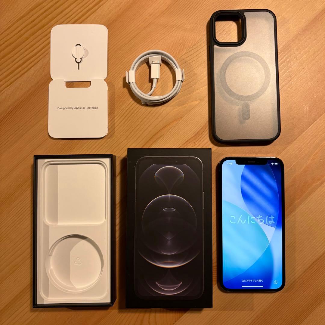 iPhone12Pro 512GB SIMフリー バッテリー81% ケース付き