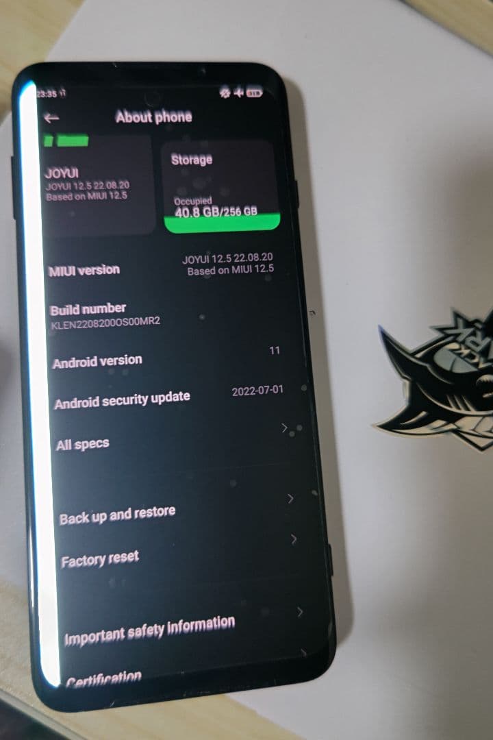 Black Shark 3 12gb/256GB ジャンク