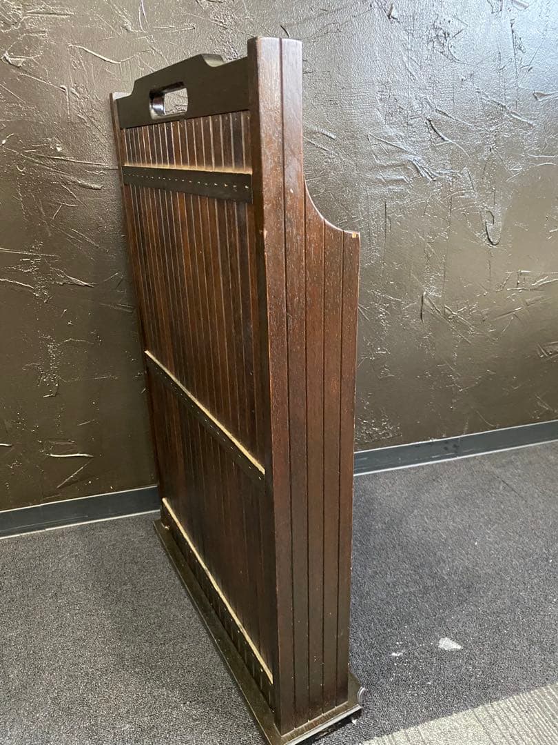 オールド　カリモク　本棚　ブックレット　スリッパ　ラック　ヴィンテージ 昭和