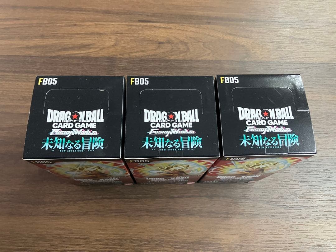 ＢＯＸ販売 ドラゴンボールSCGフュージョンワールド　未知なる冒険　３箱
