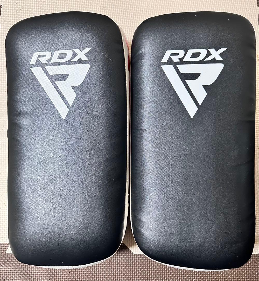 RDX キックミット 黒 ホワイト レッド