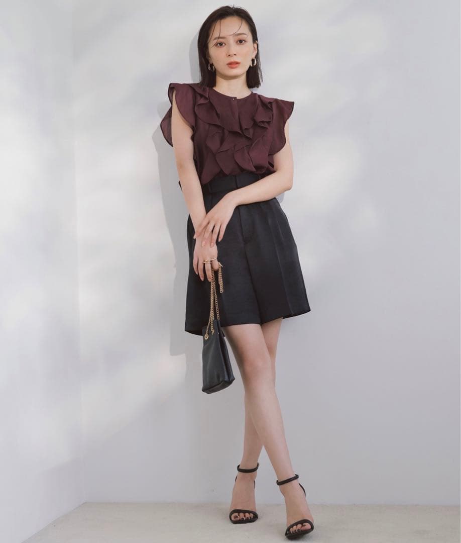 【早期完売】anuans サテンショートパンツ