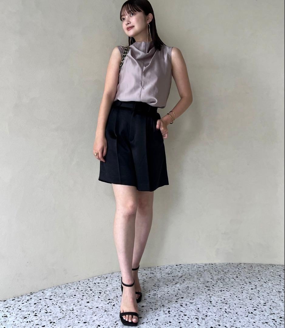 【早期完売】anuans サテンショートパンツ