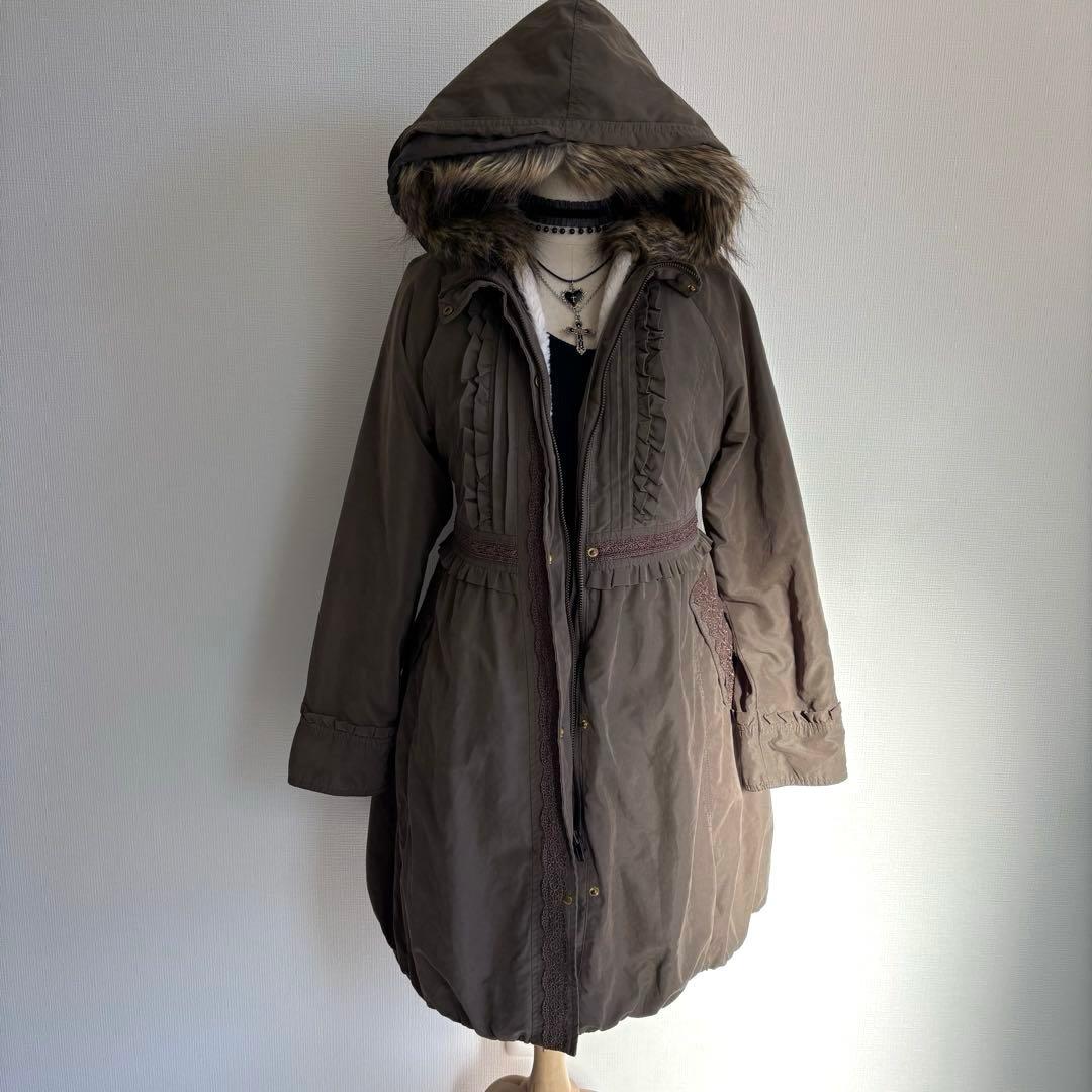 00s fairygrunge 森ガール 姫ロリ アクシーズ 2WAモッズコート