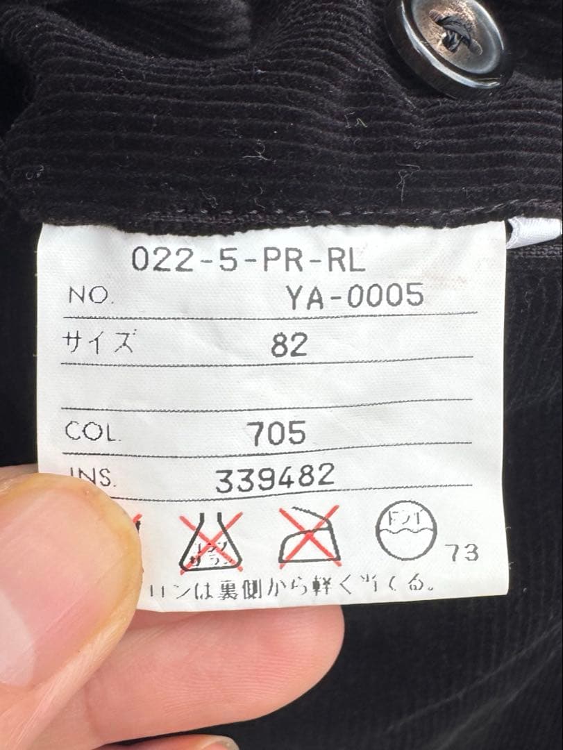 90s POLO by Ralph Lauren コーデュロイスラックス 黒