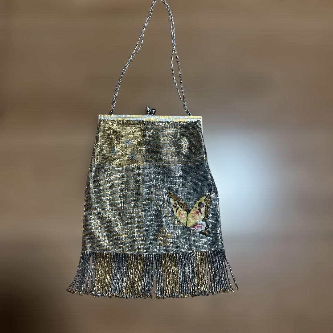 デリカビーズ　フリンジ　バッグ　ハンドメイド①