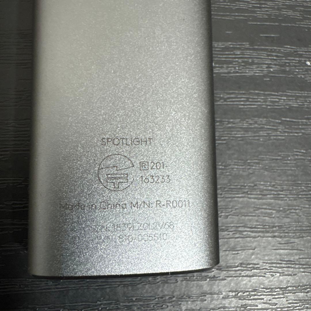 logi リモコン シルバー 充電ケーブル付き