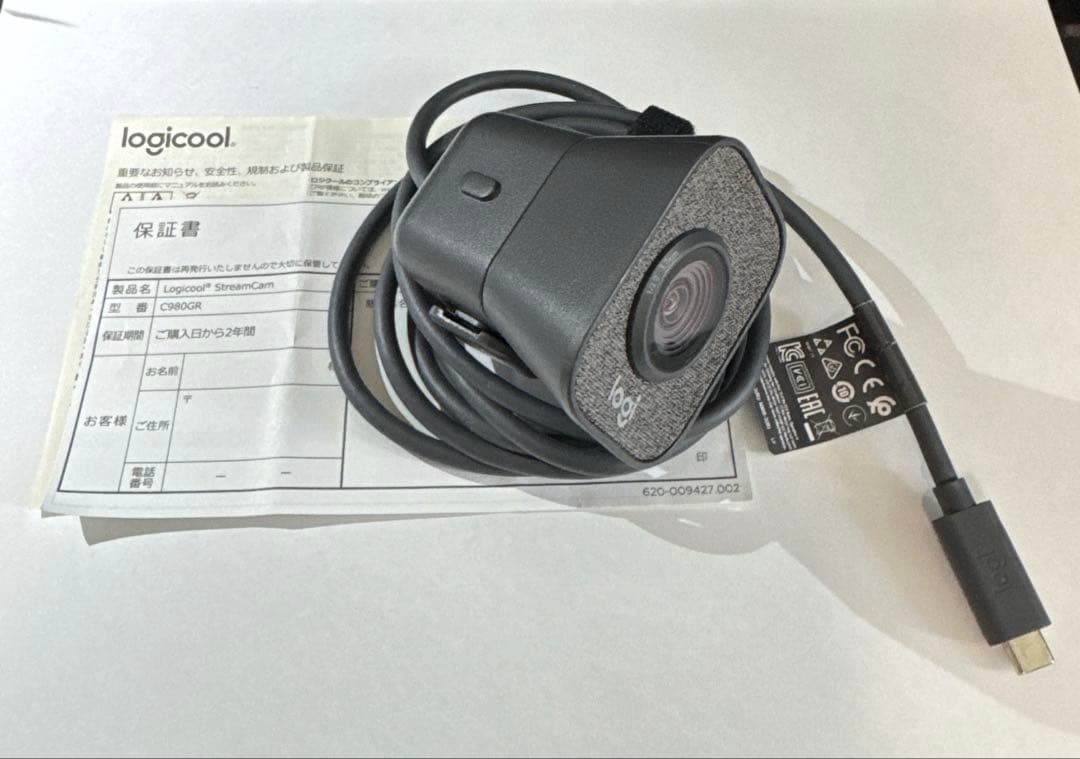 Logicool streamcam C980GR 美品