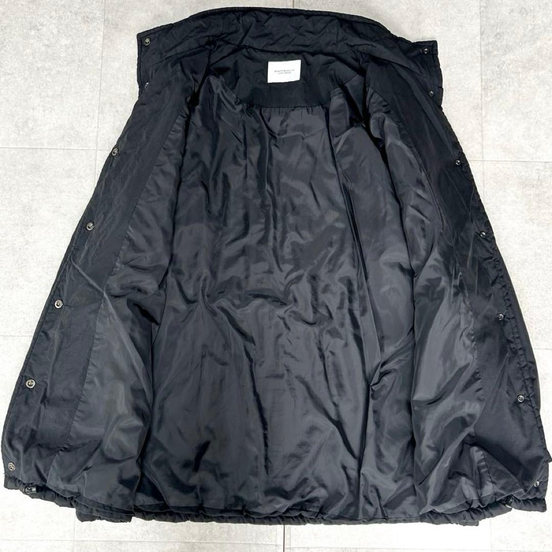 美品 ビューティ＆ユース BY ナイロンパフ スタンドドロースト ブルゾン 黒