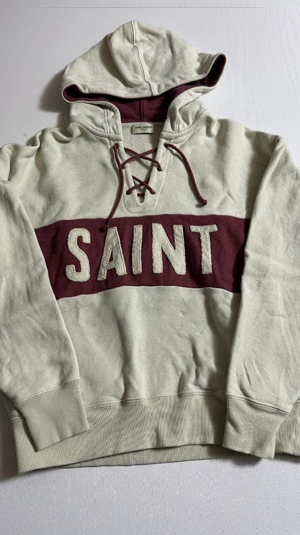 SAINT LAURENT レースアップパーカー