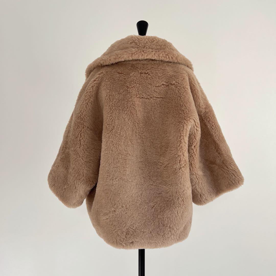 新品未使用 ベアテーラードコート アルパカ素材 ミルクティーベージュ