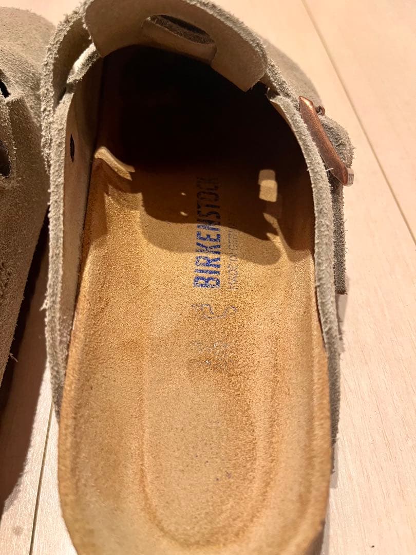 BIRKENSTOCK BOSTON ベージュ サンダル