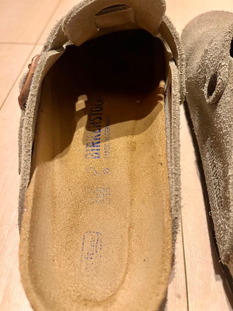 BIRKENSTOCK BOSTON ベージュ サンダル