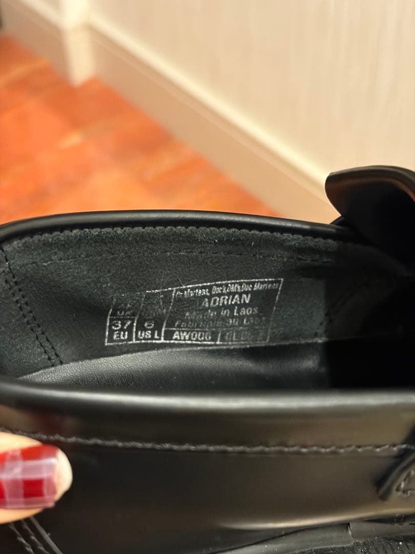 ADRIAN タッセルローファー 23cm ブラック