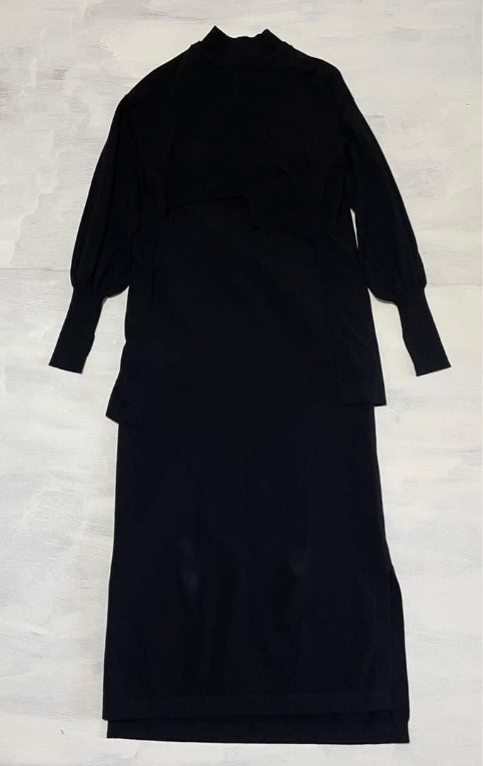 美品　UN3D. 　アンスリード アンサンブルワンピース　レイヤー