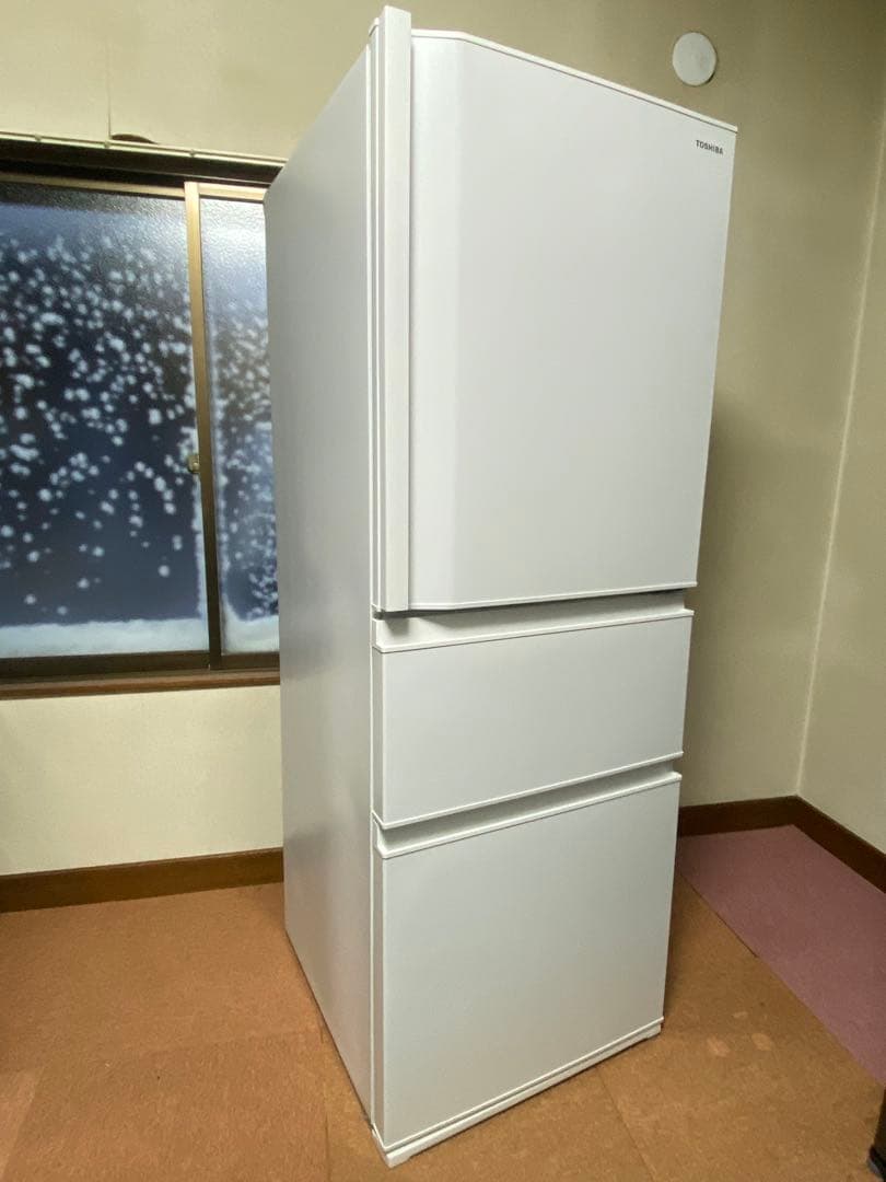 2025年製 TOSHIBA 冷凍冷蔵庫 GR-W33SC 326L 自動製氷