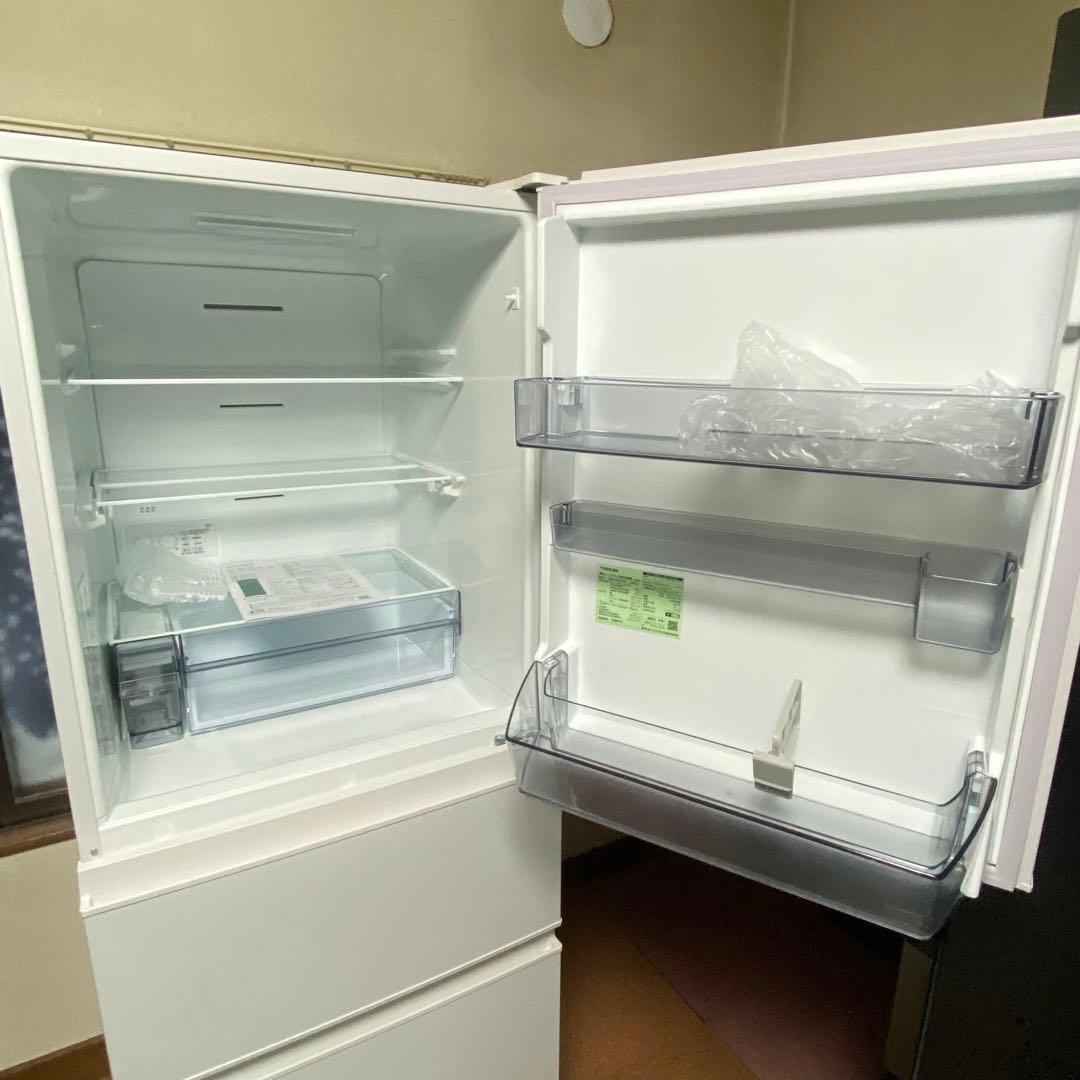 2025年製 TOSHIBA 冷凍冷蔵庫 GR-W33SC 326L 自動製氷