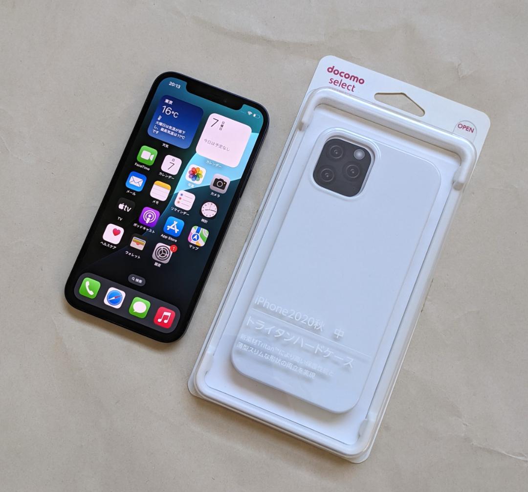 iPhone 12 64GB 【新品 ドコモ純正ハードケース付き】 SIMフリー