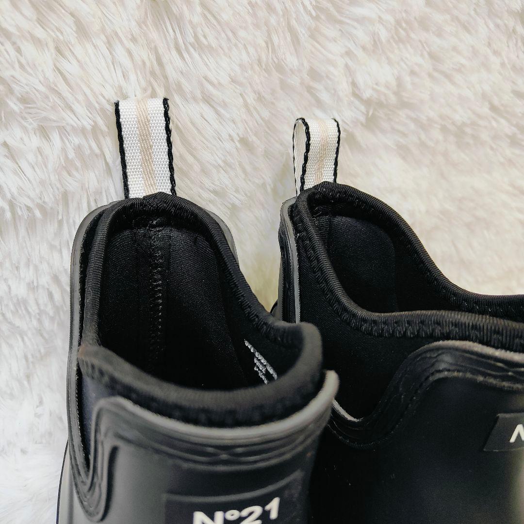 極美品コラボ　N°21✖️HUNTERプレイチェルシーネオプレンブーツ　26.5