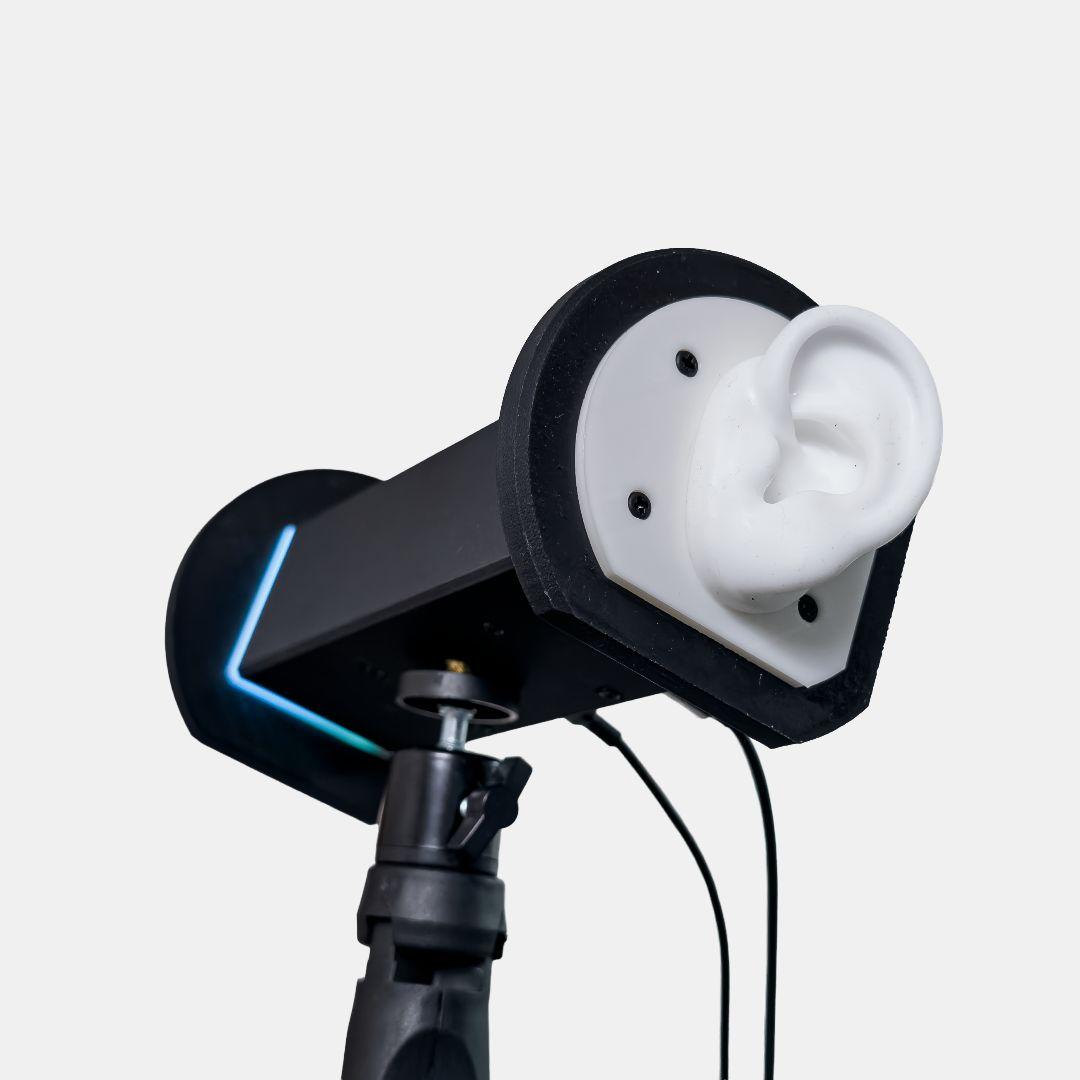 【ASMR】 バイノーラルマイク　高音質版　ケーブル付き