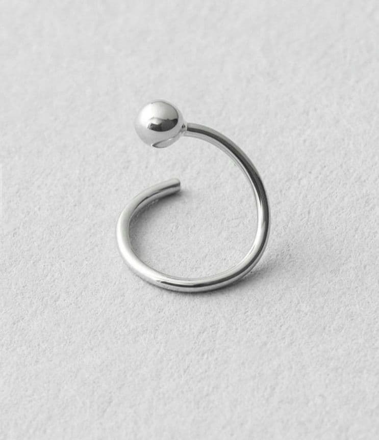 Jouete【ジュエッテ】[ピンズ] PT900 ピアス コイル（片耳用）