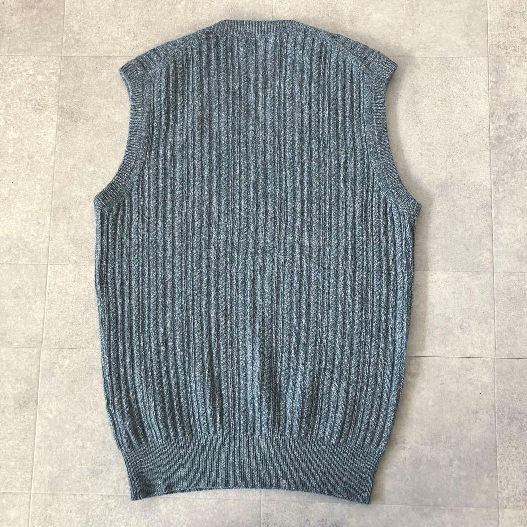 最高峰 エルメネジルドゼニア カシミア100％ ニットベスト/46(XS)