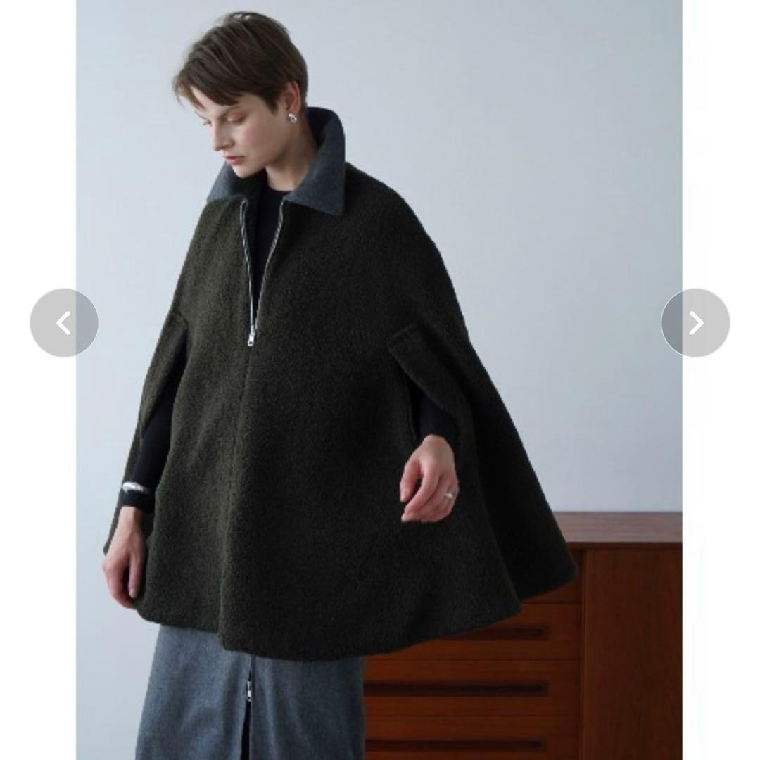 ジャケット・アウター CLANE REVERSIBLE BOA MILITARY CAPE COAT