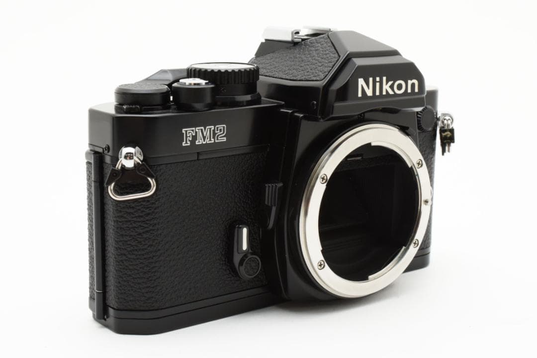 新品級 ニコン NEW FM2 ブラック フィルム　モルト新品交換済 B600