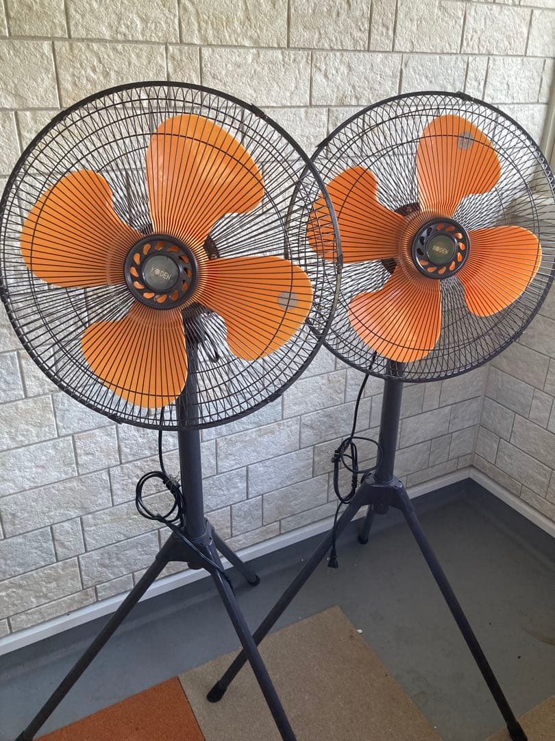【N】広電 三脚型 工業扇 KAF4503-H 2台 美品