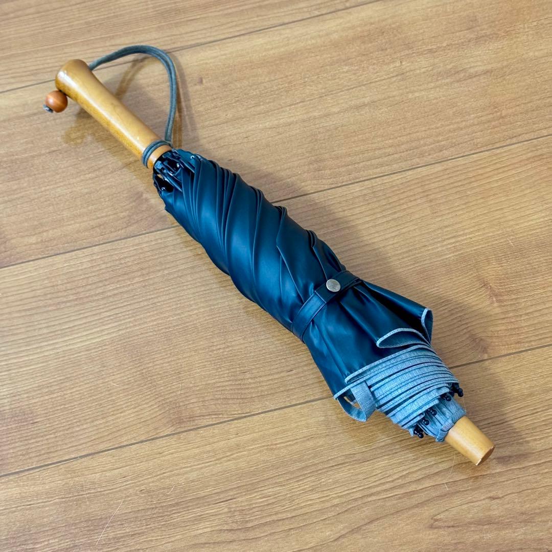 【7/21まで】サンバリア100 日傘　2 段折り フロストグレー　※袋なし