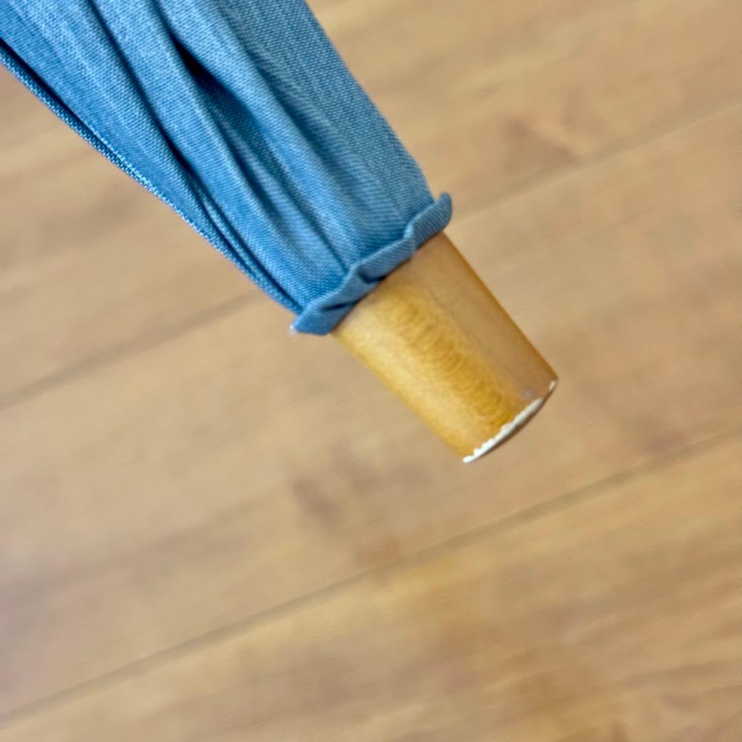 【7/21まで】サンバリア100 日傘　2 段折り フロストグレー　※袋なし