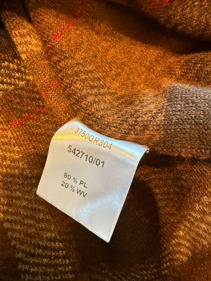 GUY ROVER ギローバー ブラウンチェック カバーオール ジャケット S