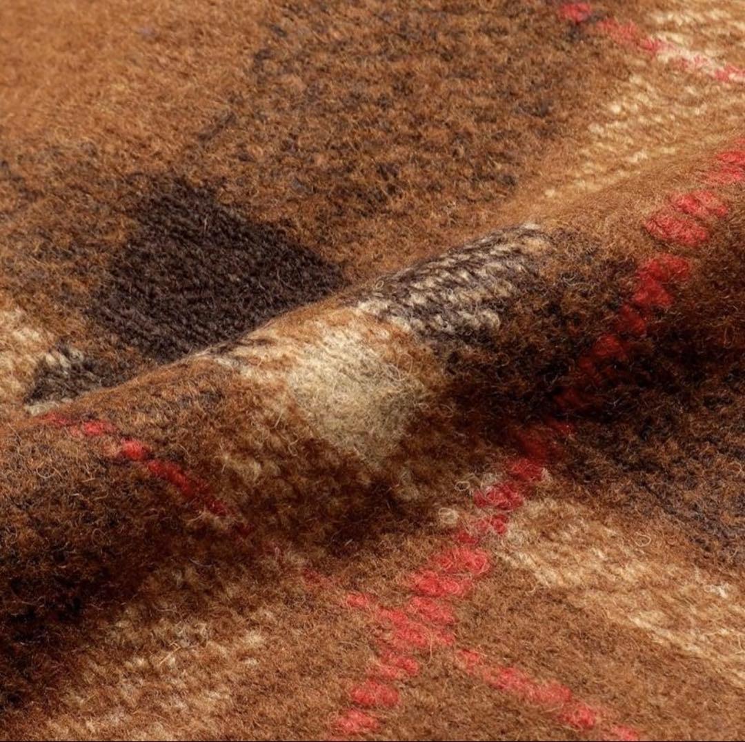 GUY ROVER ギローバー ブラウンチェック カバーオール ジャケット S