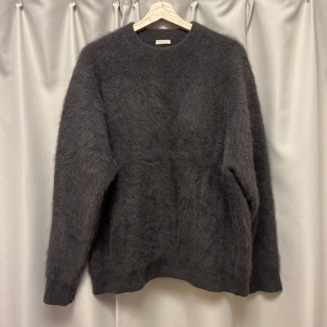 LIDNM FOX CASHMERE KNIT モカ